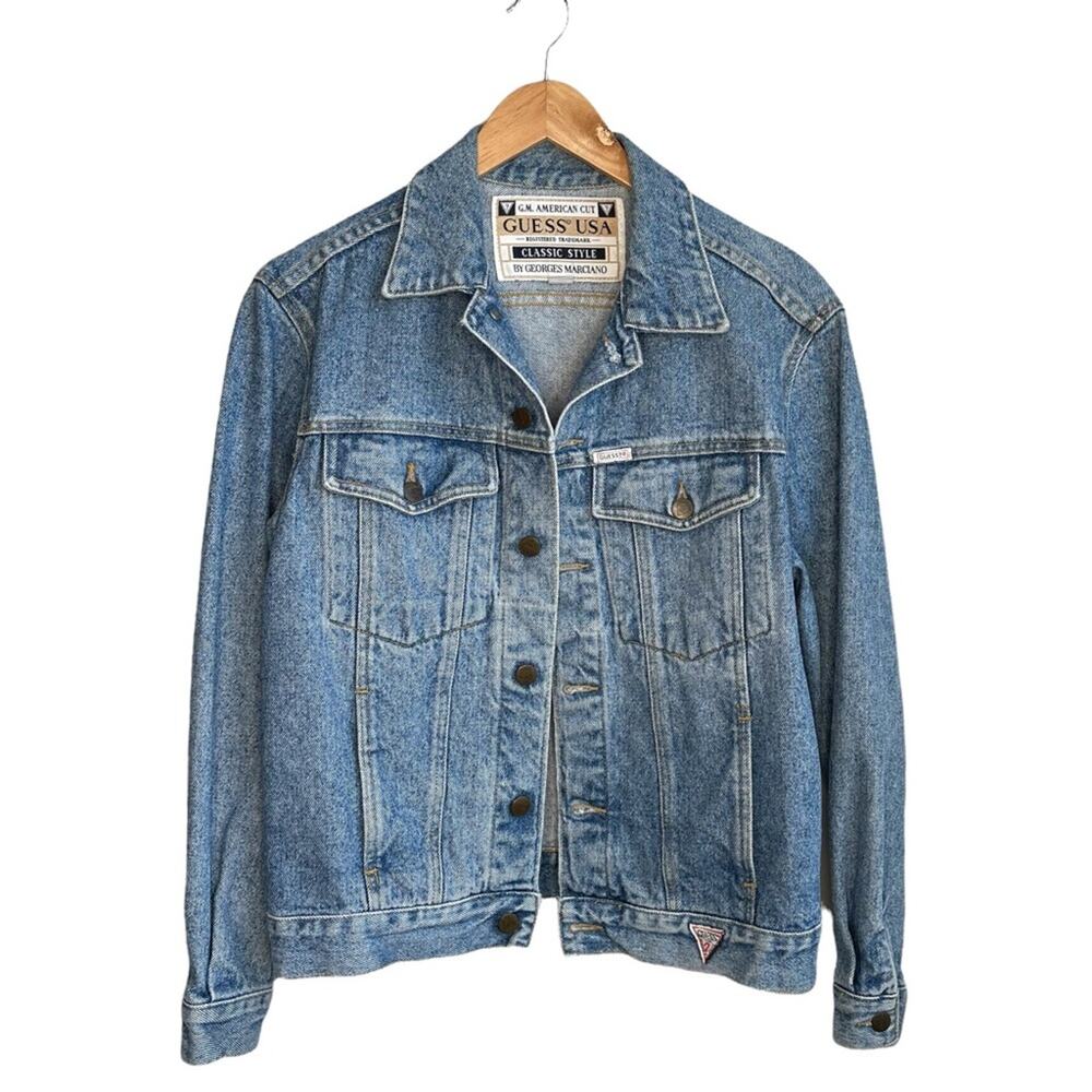 Guess Vintage 1980s Denim Jean Jacket Size S